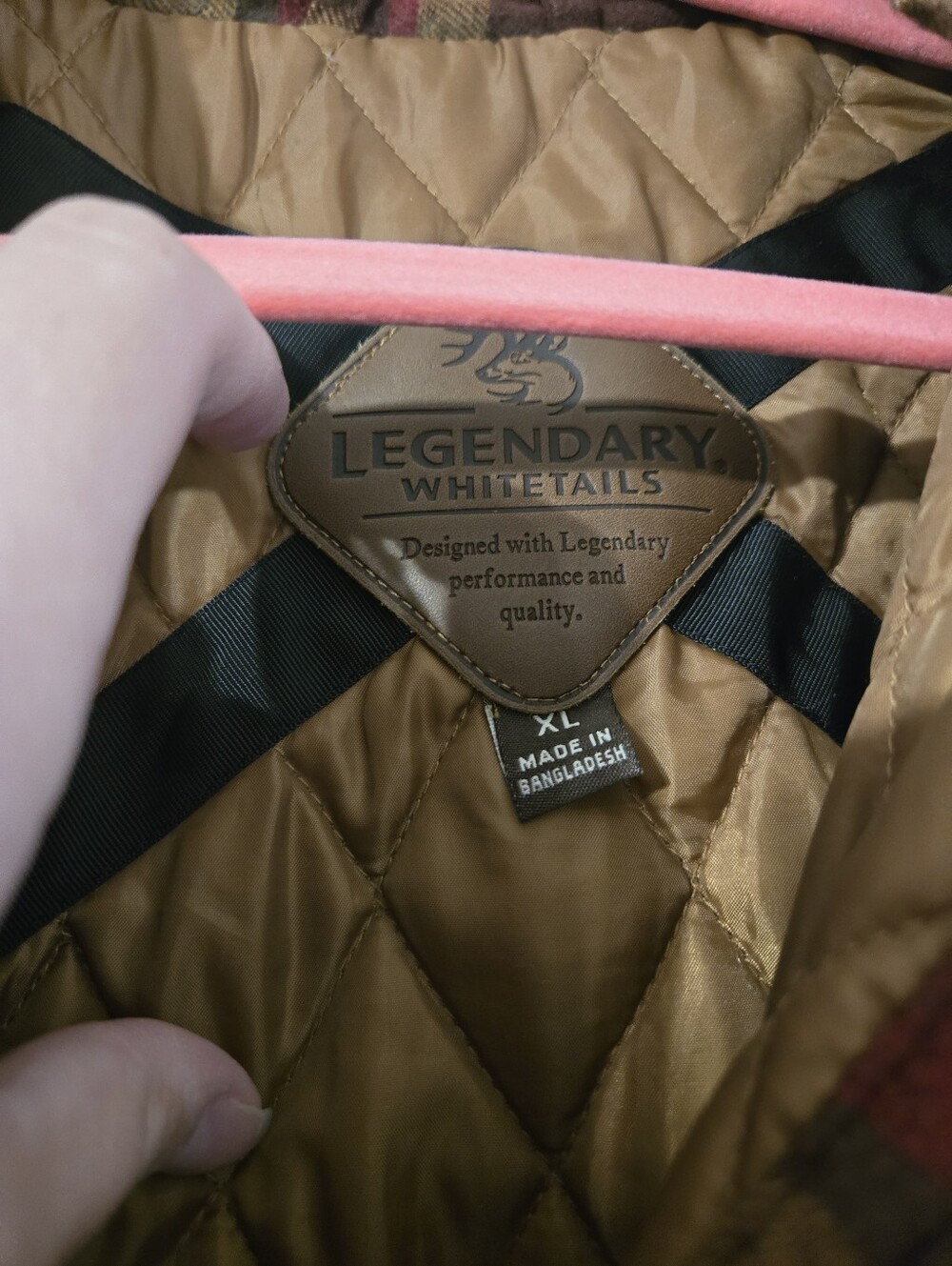 Legendary Whitetails CCW Men's Plaid Flannel Jacket Coat - - Picture 7 of 13